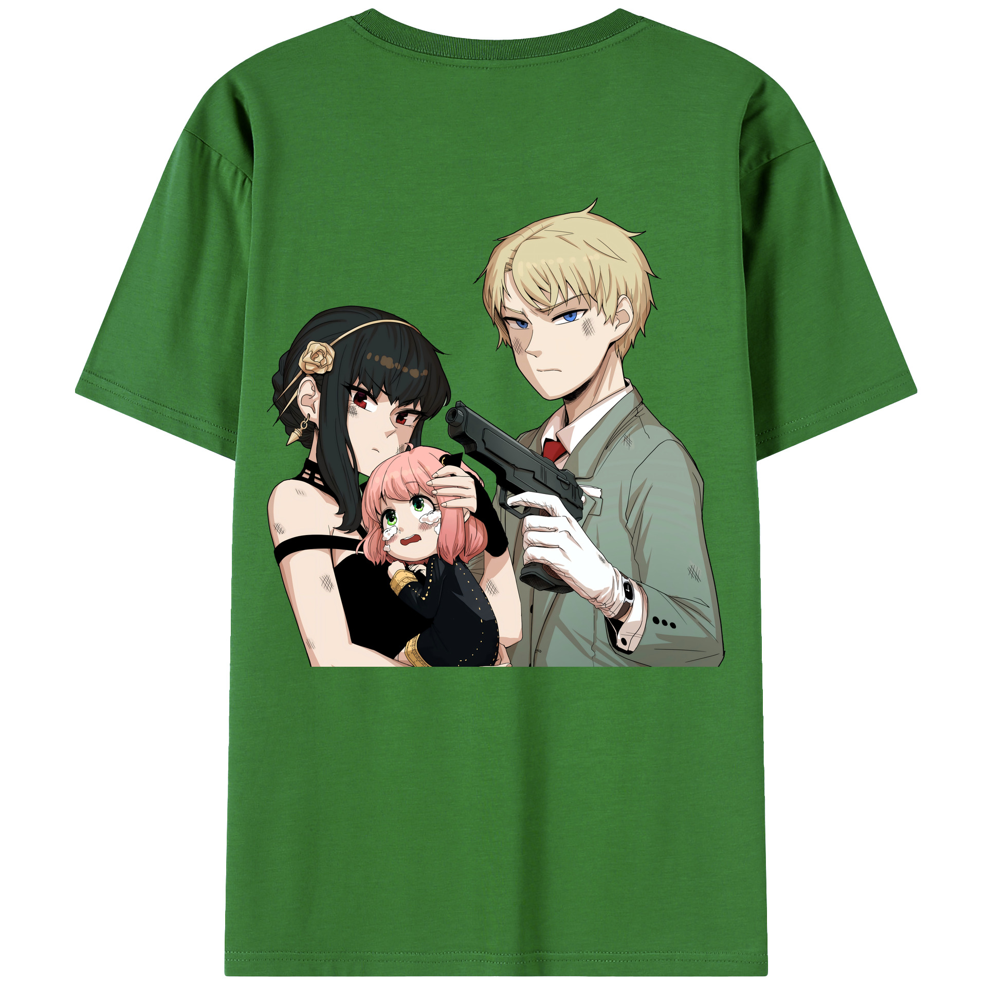 （画像用） SPY×FAMILY间谍家家酒 レディース半袖Tシャツ(バックプリント)